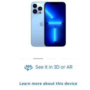 Apple IPhone 13 Pro 128gb for AT&T in Sierra Blue